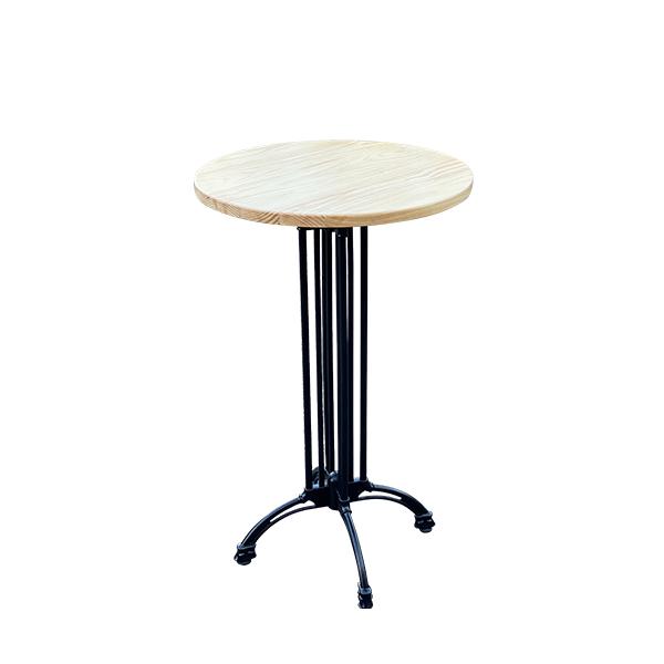 שולחן בר דגם בולוניה טופ טבעי - השכרת ציוד לאירועים